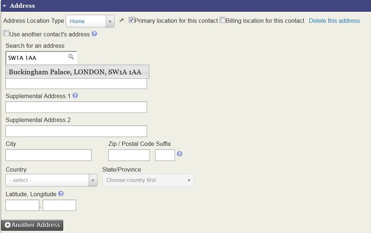 CiviPostcode Settings in CiviCRM